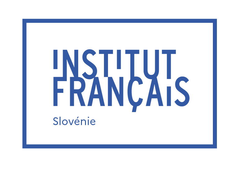 IF Logo Slovénie Sans signature Bleu CMYK grand Plan de travail